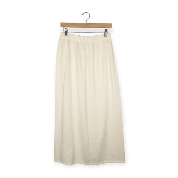 Vintage Dylani Acrylic Two-Piece Cream & Tan Sweater Set Size L - Picture 5 of 12